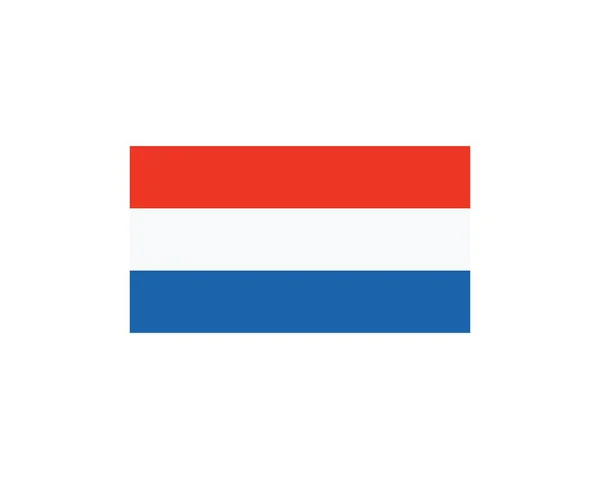 Конструкция векторной иллюстрации флага Нидерландов — стоковый вектор