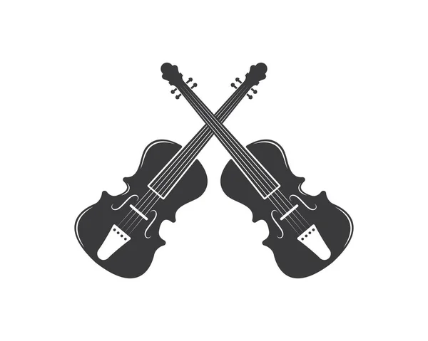 Violine Icon Vektor Illustration Design — Stockvektor