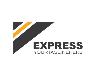 daha hızlı logo simgesi vektör çizimi