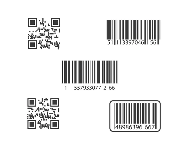 Barcode vector pictogram illustratie ontwerp — Stockvector