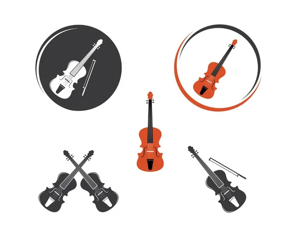 Violine Icon Vektor Illustration Design — Stockvektor