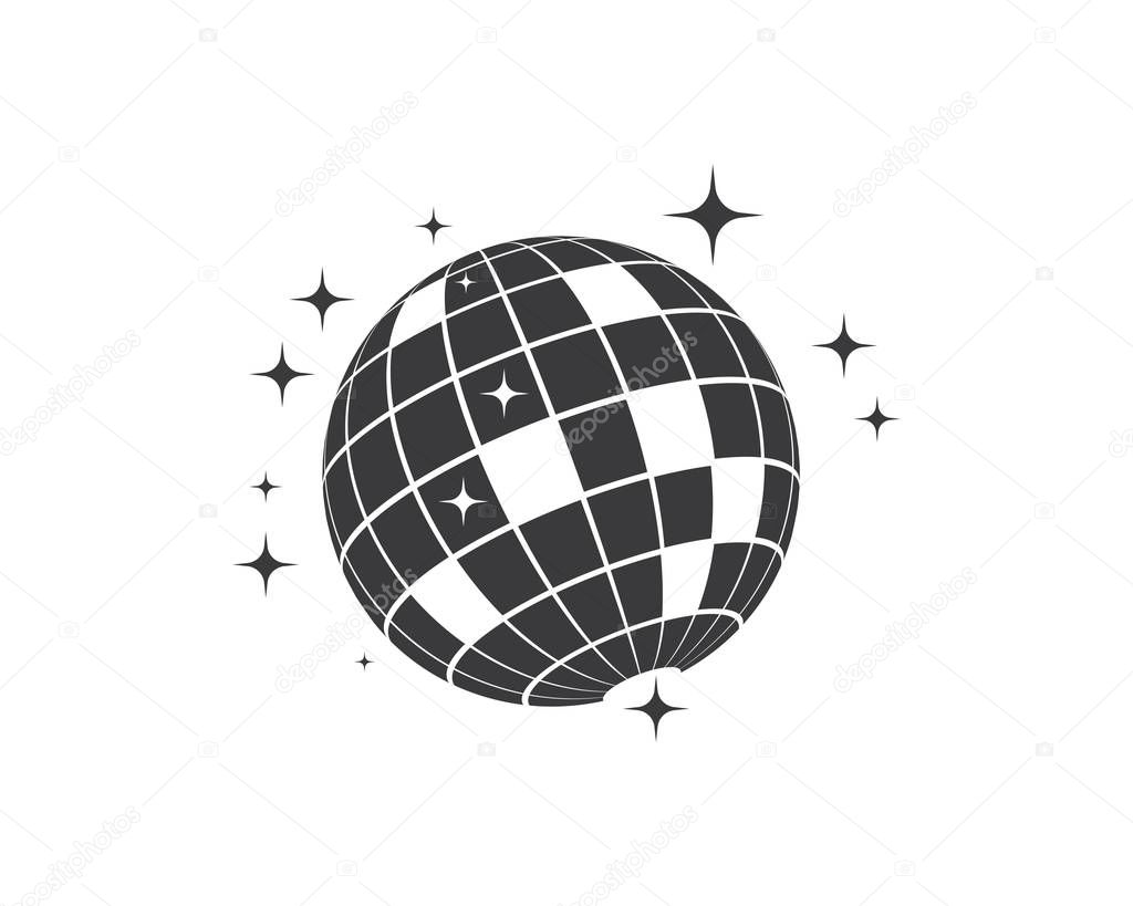 disco ball icon vector illustration design