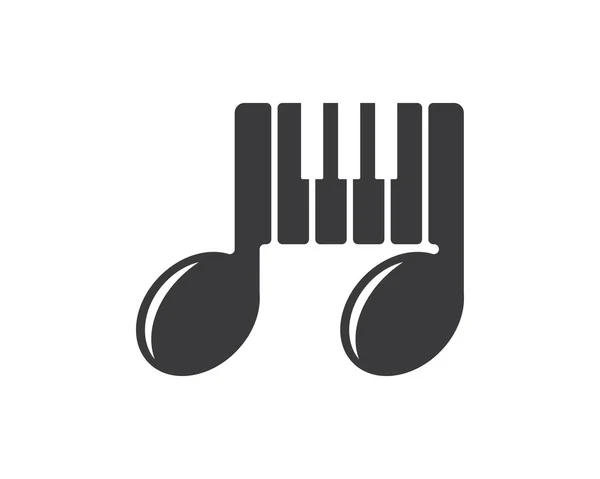 Icono de piano vector ilustración diseño — Vector de stock