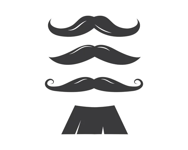 Design de ilustração de vetor de ícone de bigode —  Vetores de Stock