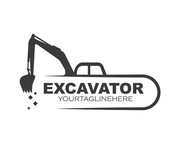 Kazı simgesi logo vektör tasarımı