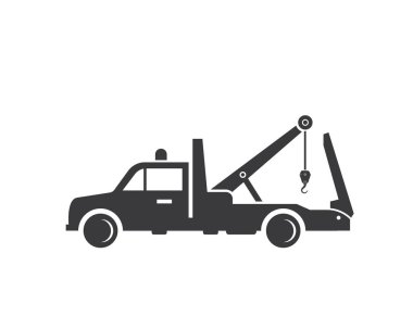 tow truck vector icon logo design clipart