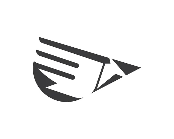 Вектор шаблону логотипу сокола орла птаха — стоковий вектор