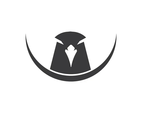 Sokół Orzeł ptak logo szablon wektor — Wektor stockowy