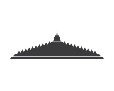 Borobudur Endonezya tapınağıdır. Mucizevi vektörlerden biri. 