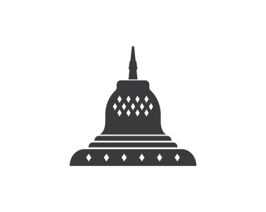 Borobudur Endonezya tapınağıdır. Mucizevi vektörlerden biri. 