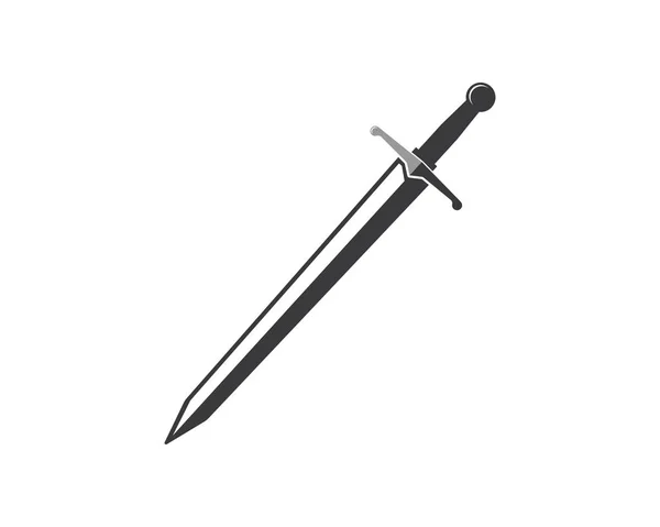 kılıç logo simgesi vektör illüstrasyon tasarımı