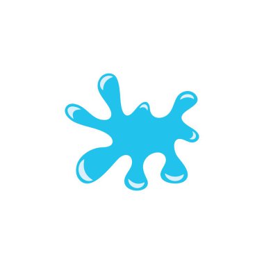 Su Sıçratma vektör çizim şablonu