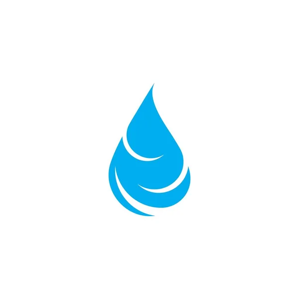 Agua Gota Logotipo Plantilla Vector Ilustración Diseño — Vector de stock