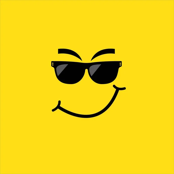 Emoji Smile Background Illustration Design — Stock Vector