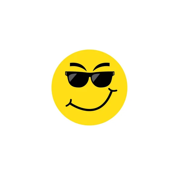 Emoji Smile Background Illustration Design — Stock Vector