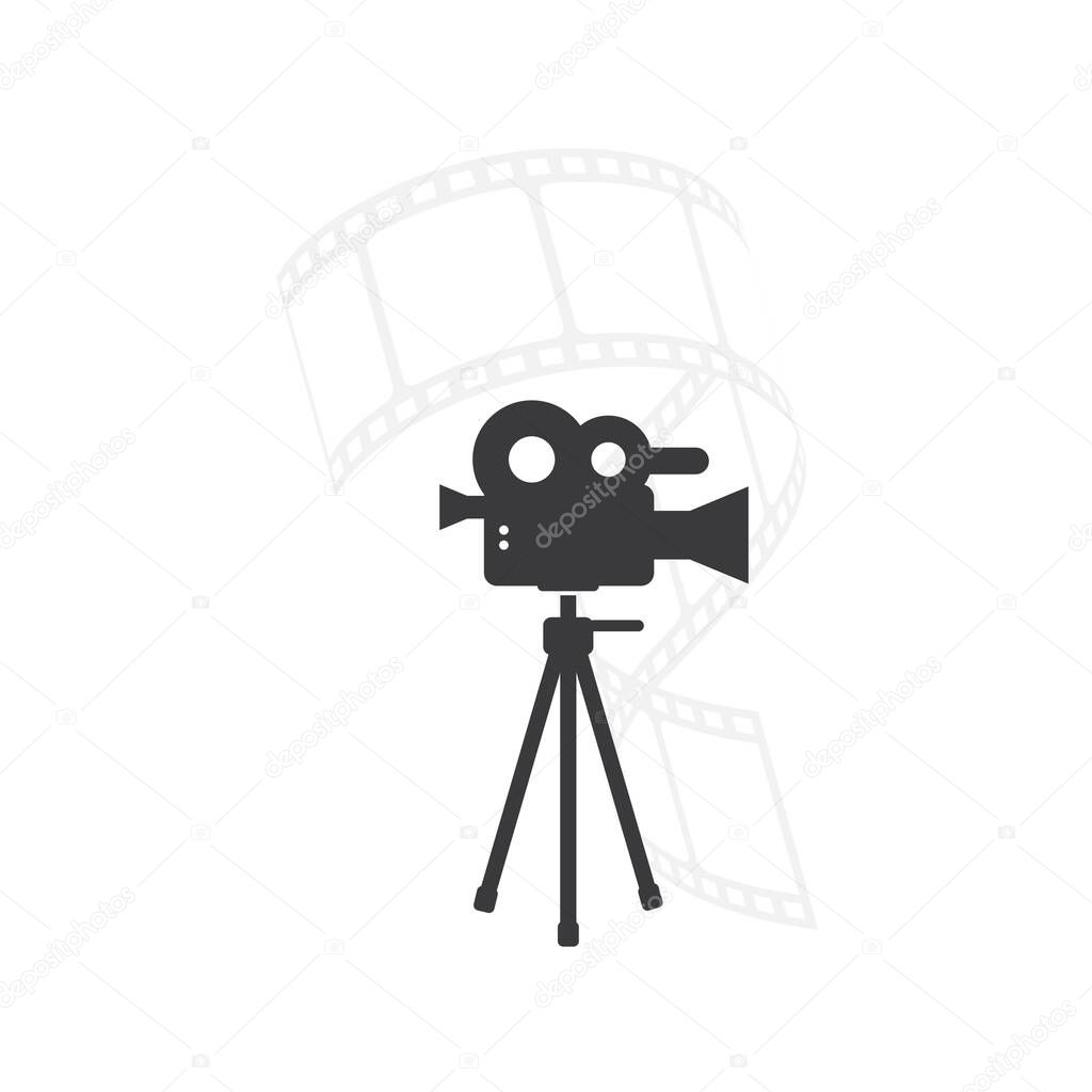 film recorder vector icon illustration design template