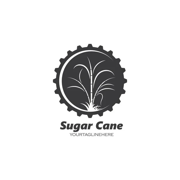 Дизайн Векторной Иконки Сахарного Тростника — стоковый вектор