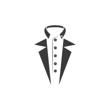 Smokin simgesi vektör çizim şablonu