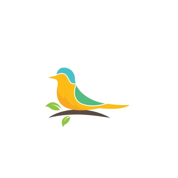 Vogel Vektor Illustration Design Vorlage — Stockvektor
