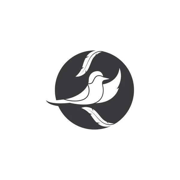 鳥のベクターイラストデザインテンプレート — ストックベクタ