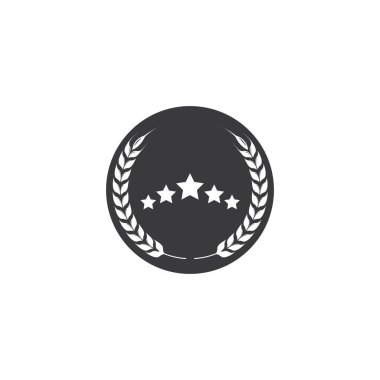 5 yıldız vektör çizim şablonu