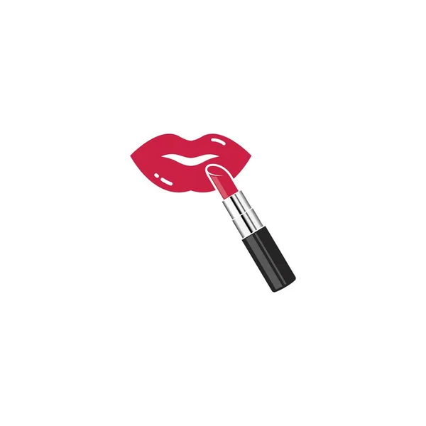 Lipstick Vector Illustration Design Template — Stock Vector