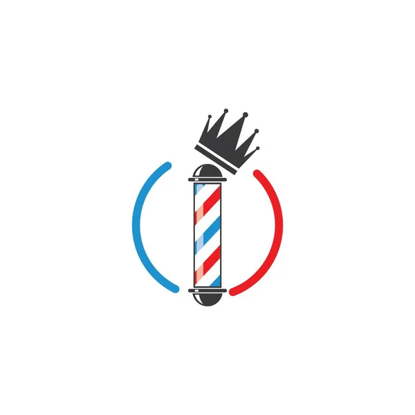Barber Shop Icon Logo Vector Icon Template — Stock Vector
