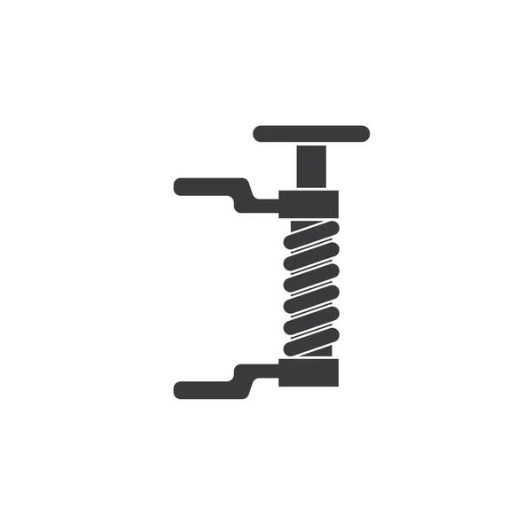 Press Machine Icon Vector Illustration Design Template — 스톡 벡터