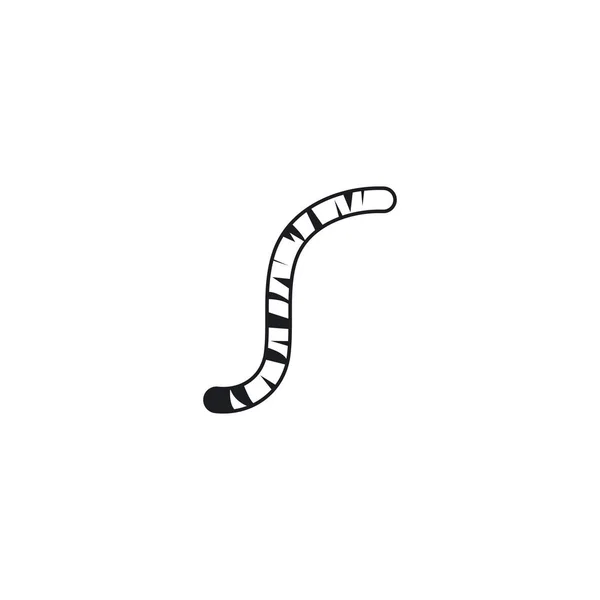 Шаблон Векторной Иллюстрации Хвоста Тигра — стоковый вектор