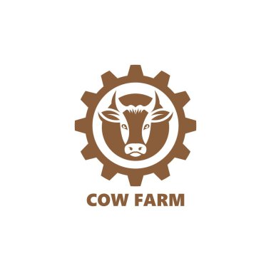 inek logo vektör resimleme şablonu tasarımı