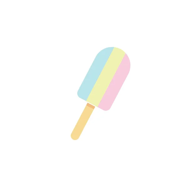 Helado Icono Vector Ilustración Diseño Plantilla — Vector de stock