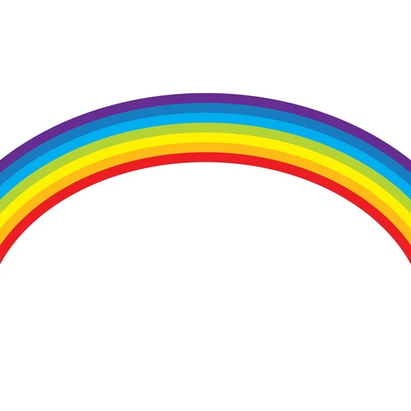 Rainbow Vector Background Illusration Template Design — Stock Vector
