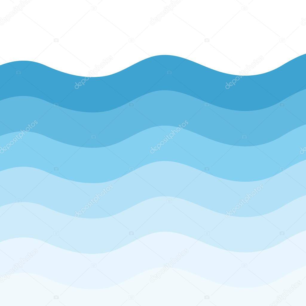 wave background vector illustration design template