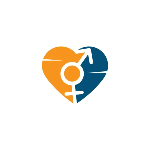 Gender Icon Vector Illustration Design Templater —  Vetores de Stock