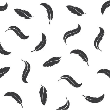 tüy arkaplan illüstrasyon vektör şablonu tasarımı