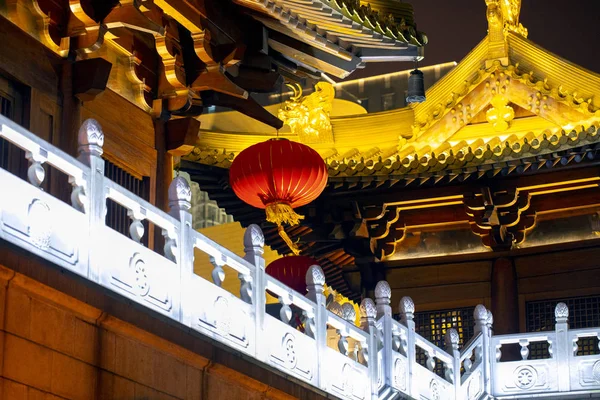 Ett Ståtligt Buddhistiskt Tempel Jingan Temple Berömd Turist Attraktion Jingan — Stockfoto