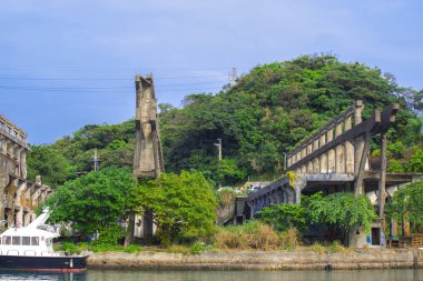 Kuzey Tayvan Balık limanı, Keelung ve Barış Adası balıkçılık limanı, liman alanında terk edilmiş rıhtım