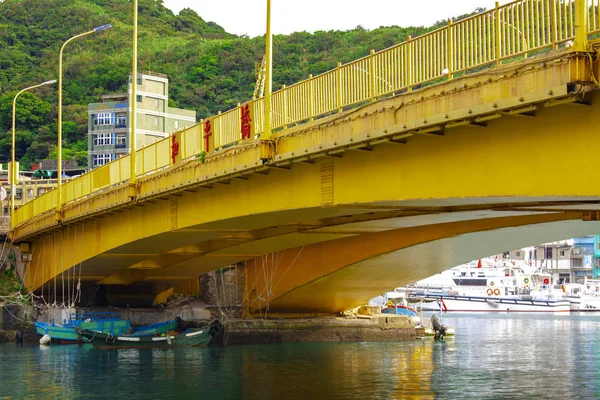 Puerto Pesquero Norte Taiwán Puerto Pesquero Keelung Peace Island Puerto — Foto de Stock