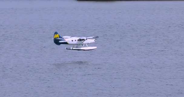 Canada Vancouver Een Prachtige Havenstad Een Transport Hub Noord Amerika — Stockvideo