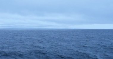 Abd'nin Alaska kentinde denize açılmak, sabahın erken saatlerinde denizin huzuru