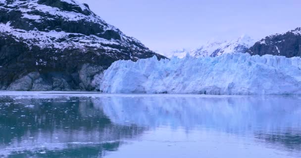 Glacier Bay Ulusal Parkı Alaska Abd Dünyanın Doğal Mirası Küresel — Stok video