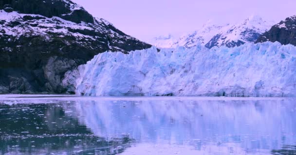 Glacier Bay National Park Alaska Usa Natural Heritage World Global — Stock Video