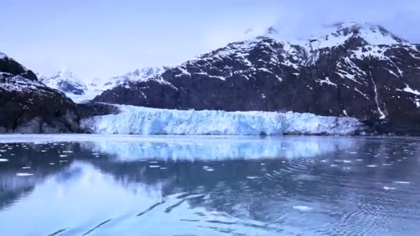 Glacier Bay Ulusal Parkı Alaska Abd Dünyanın Doğal Mirası Küresel — Stok video