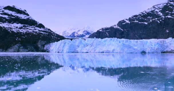 Glacier Bay National Park Alaska Usa Patrimonio Naturale Del Mondo — Video Stock