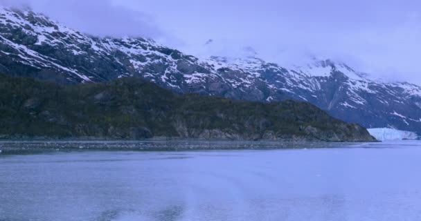 Glacier Bay National Park Alaska Usa Patrimonio Natural Del Mundo — Vídeos de Stock