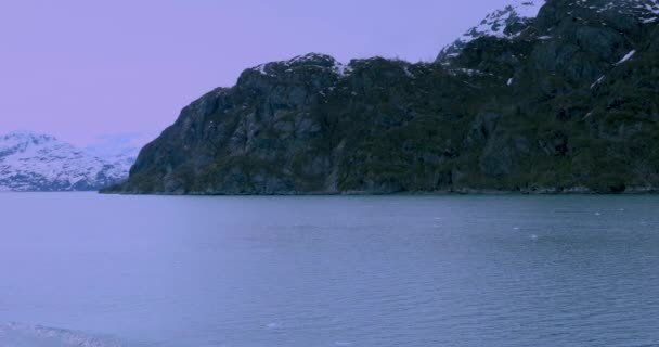 Glacier Bay National Park Alaska Usa Patrimonio Natural Del Mundo — Vídeo de stock