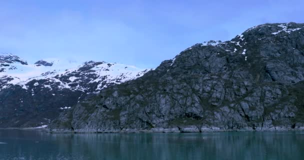 Glacier Bay National Park Alaska Usa Ett Naturarv Världen Global — Stockvideo