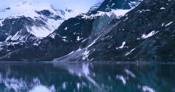 Εθνικό Πάρκο Του Παγετώνα Bay Αλάσκα Ηπα Είναι Μια Φυσική — Αρχείο Βίντεο