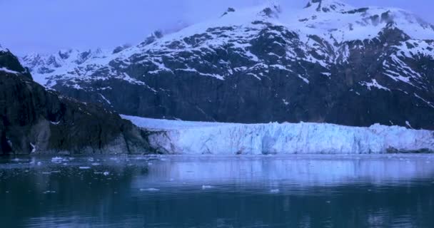 グレイシャーベイ国立公園 アラスカ アメリカ合衆国は 世界の自然遺産 地球温暖化 氷河を溶かす — ストック動画