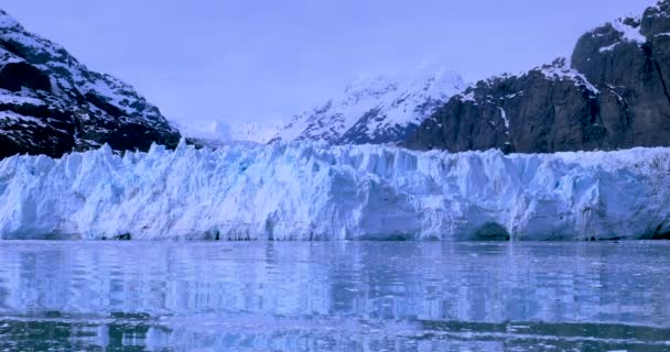 Národní Park Glacier Bay Aljaška Usa Přirozeným Dědictvím Světa Globálním — Stock video